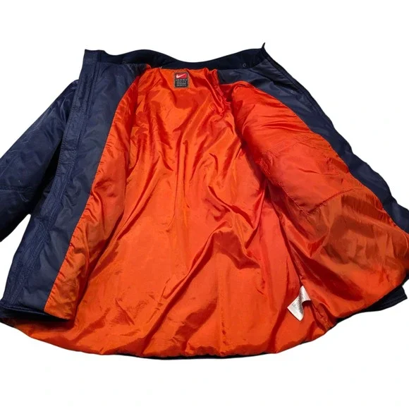 Nike NFL Denver Broncos Puffer Jacket Mens 3XL Team Full Zip CoatREAD